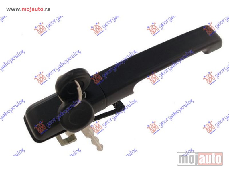 Glavna slika -  KVAKA PREDNJIH VRATA SPOLJASNJA (SA KLJUCEM) Levo Vw passat 89-93 -dostupno - MojAuto