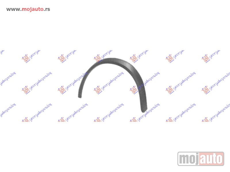 Glavna slika -  RUB PLASTICNI PREDNJEG BLATOBRANA Desno Vw golf ii 84-88 -dostupno - MojAuto