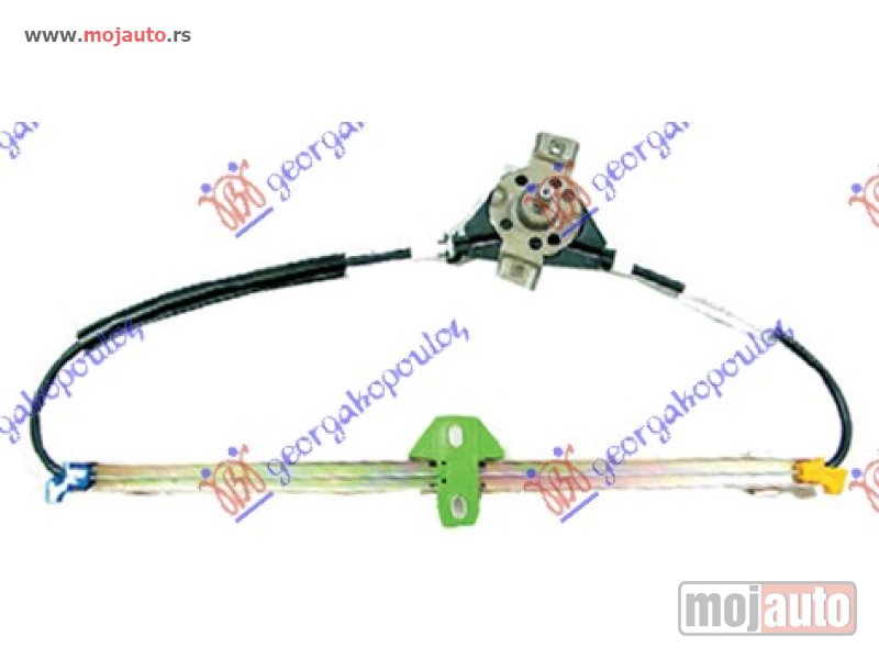 Glavna slika -  PODIZAC ZADNJEG PROZORA MENANICKI Desno Vw golf ii 84-88 -dostupno - MojAuto