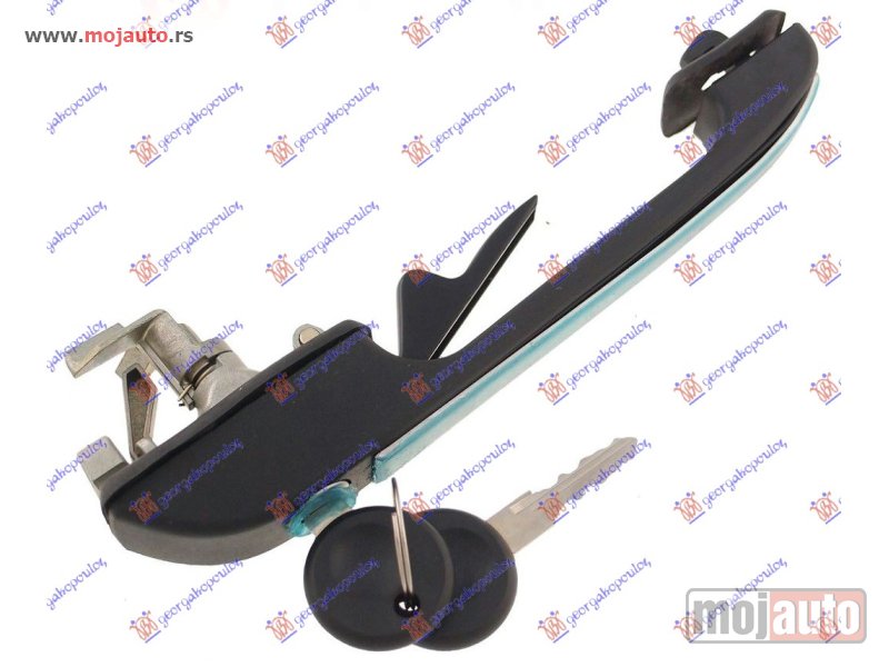 Glavna slika -  KVAKA PREDNJIH VRATA SPOLJASNJA KOMPLET Desno Vw golf i 77-83 -dostupno - MojAuto
