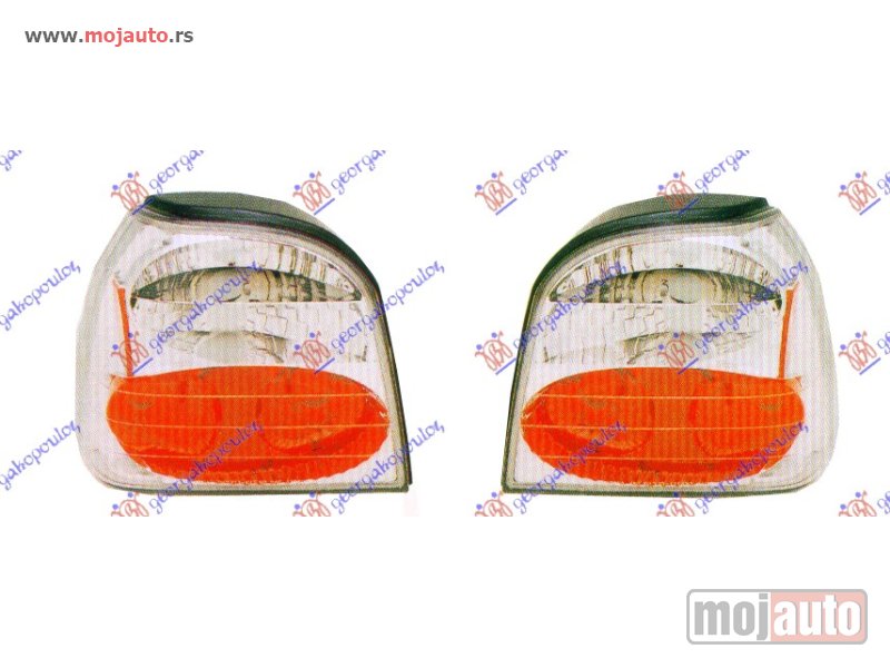 Glavna slika -  STOP LAMPA TUNING HROM SET Vw golf iii 92-98 -dostupno - MojAuto