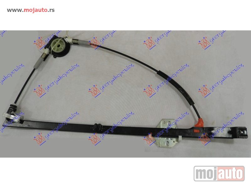 Glavna slika -  PODIZAC PREDNJEG PROZORA ELEKTRICNI (BEZ MOTORA) Levo Vw caravelle 97-03 -dostupno - MojAuto