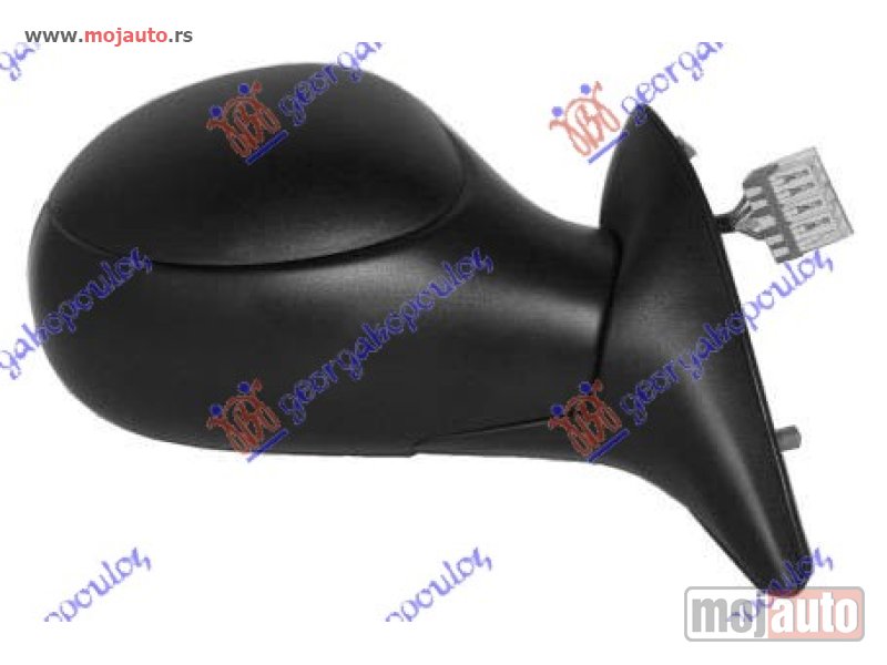 Glavna slika -  RETROVIZOR ELEKTRICNI SA GREJACEM (SENZOR) -04 (A KVALITET) (KONVEKSNO STAKLO) Desno Citroen xsara picasso 99-07 -dostupno - MojAuto