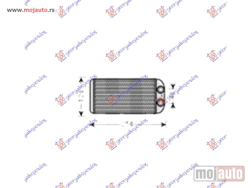 Glavna slika -  GREJAC KABINE (200x117x26) Toyota rav 4 (xa10) 95-98 -dostupno - MojAuto