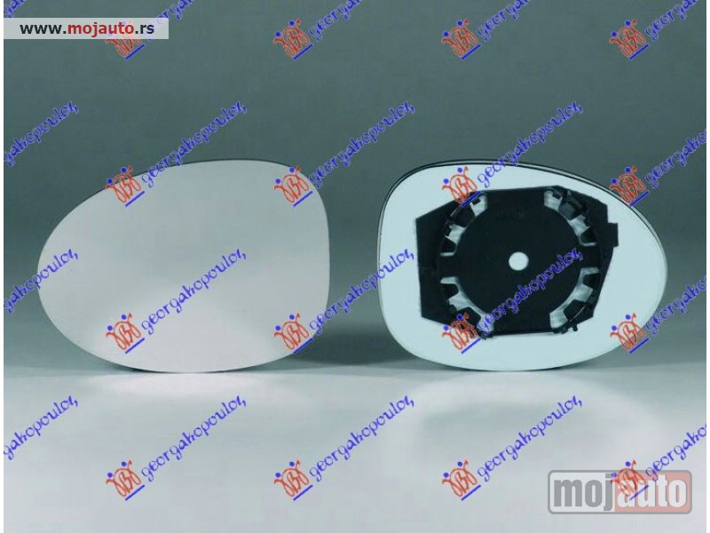 Glavna slika -  STAKLO RETROVIZORA Levo Renault twingo 92-98 -dostupno - MojAuto