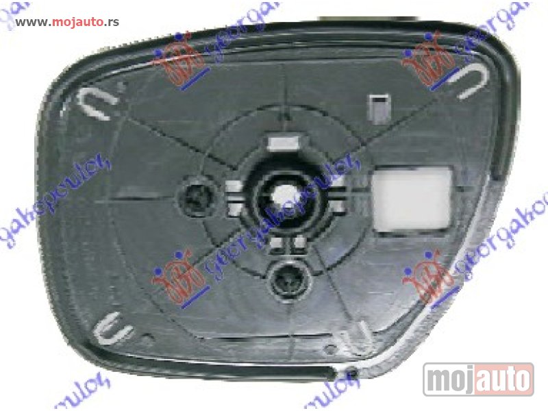Glavna slika -  STAKLO RETROVIZORA Desno Mazda 5 05-10 -nedostupno - MojAuto