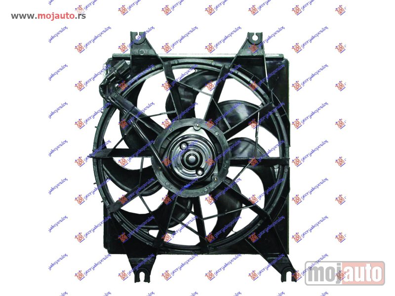 Glavna slika -  VENTILATOR HLADNJAKA KOMPLET (BENZIN) Hyundai accent sdn 97-99 -dostupno - MojAuto