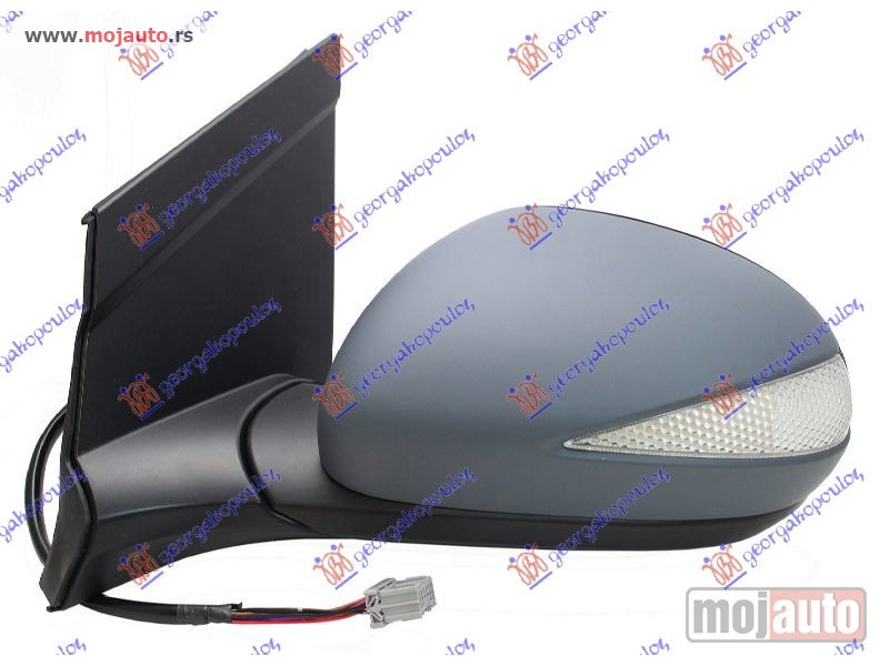 Glavna slika -  RETROVIZOR ELEKTRICNI SA GREJACEM PM (MIGAVAC) 3/5 VRATA (A KVALITET) (ASFERICNO STAKLO) Levo Honda civic h/b-l/b 06-12 -dostupno - MojAuto