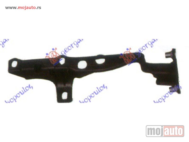Glavna slika -  NOSAC FARA SPOLJASNJI DONJI PLASTICNI -2007 Desno Vw touareg 03-10 -dostupno - MojAuto