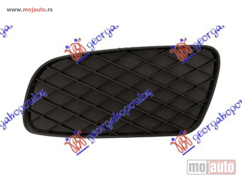 Glavna slika -  RESETKA PREDNJEG BRANIKA (BEZ MAGLENKE) Levo Smart fortwo 07-12 -dostupno - MojAuto