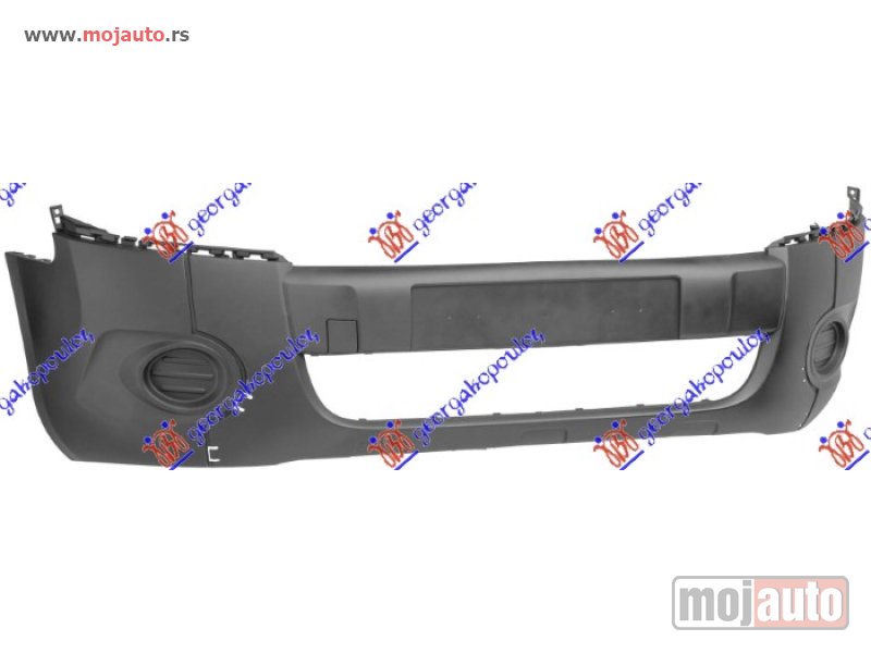 Glavna slika -  PREDNJI BRANIK PM (BEZ MAGLENKI) (SA OTVORIMA ZA LAJSNU) Citroen berlingo 08-15 -dostupno - MojAuto
