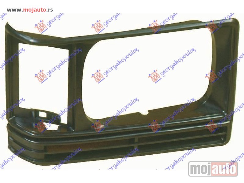 Glavna slika -  OKVIR FARA CETVRTASTI Desno Mitsubishi l300 80-85 -dostupno - MojAuto