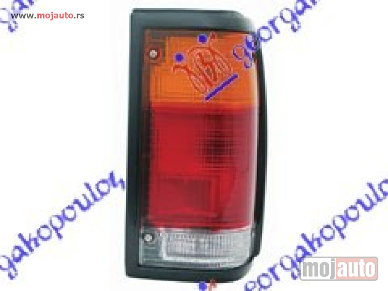 Glavna slika -  STOP LAMPA (CRNI OKVIR) (DEPO) Desno Mazda p/u 2/4wd 95-98 -dostupno - MojAuto