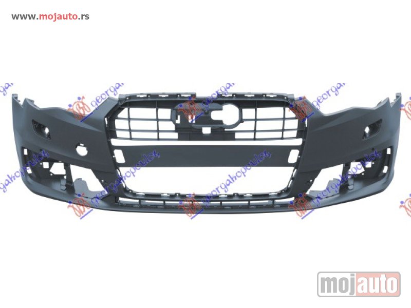Glavna slika -  PREDNJI BRANIK PM (PRSKALICE) (PDS SENZORI) (BLACK EXCLUSIVE) Audi a6 14-18 -dostupno - MojAuto