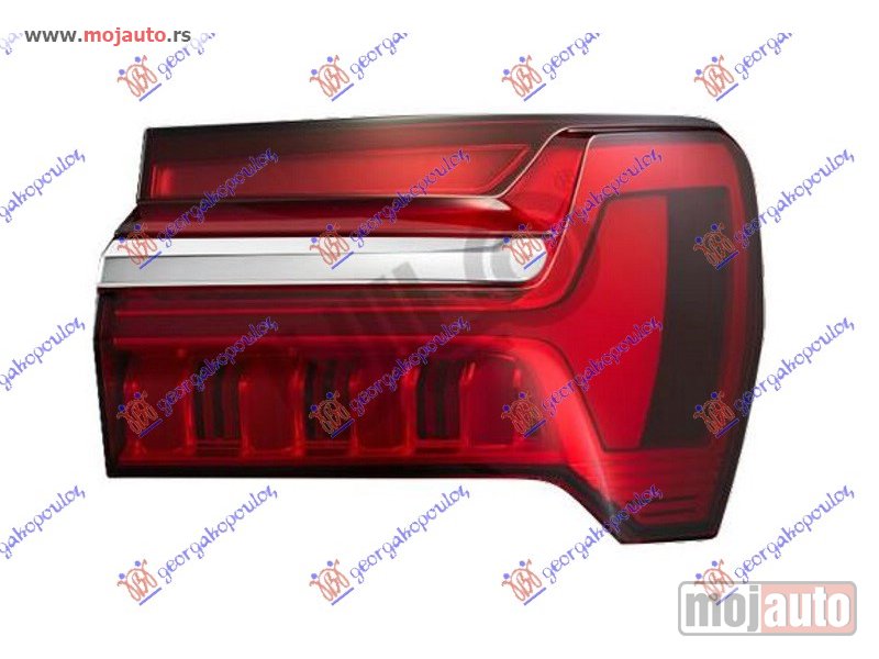 Glavna slika -  STOP LAMPA SPOLJASNJA LED (HROM LAJSNA) (ULO) Desno Audi a6 18- -nedostupno - MojAuto