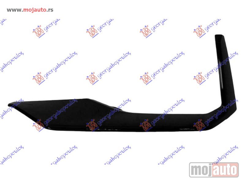 Glavna slika -  SPOJLER PREDNJEG BRANIKA CRNI (RS4) Levo Audi a4 18-19 -dostupno - MojAuto