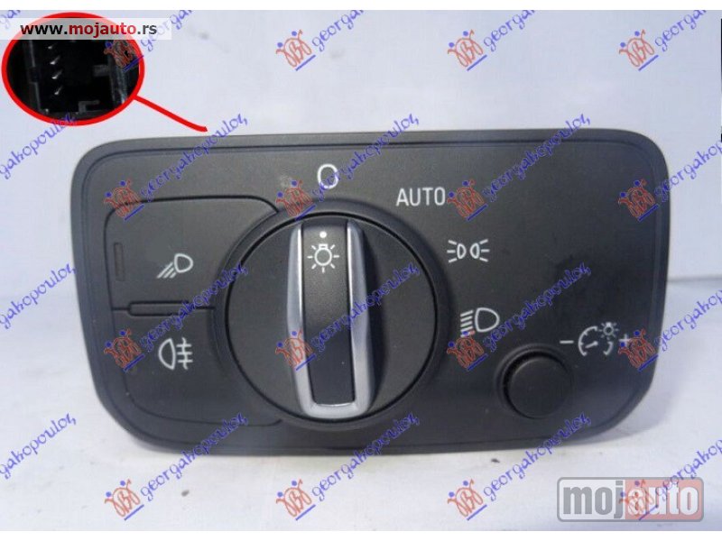 Glavna slika -  PREKIDAC ZA FAROVE Audi a3 sport sedan/cabrio 13-16 -dostupno - MojAuto