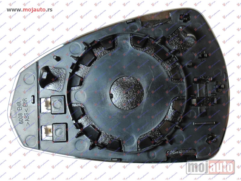 Glavna slika -  STAKLO RETROVIZORA SA GREJACEM (ASFERICNO) Desno Audi a3 sport sedan/cabrio 13-16 -dostupno - MojAuto