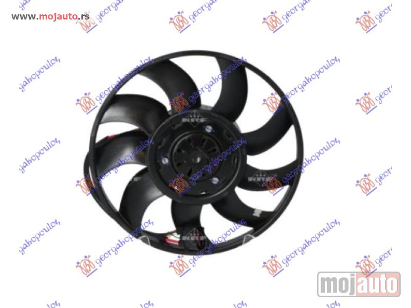 Glavna slika -  VENTILATOR (MOTOR+ELISA) (390mm) (4 PIN) Audi a8 09-13 -dostupno - MojAuto