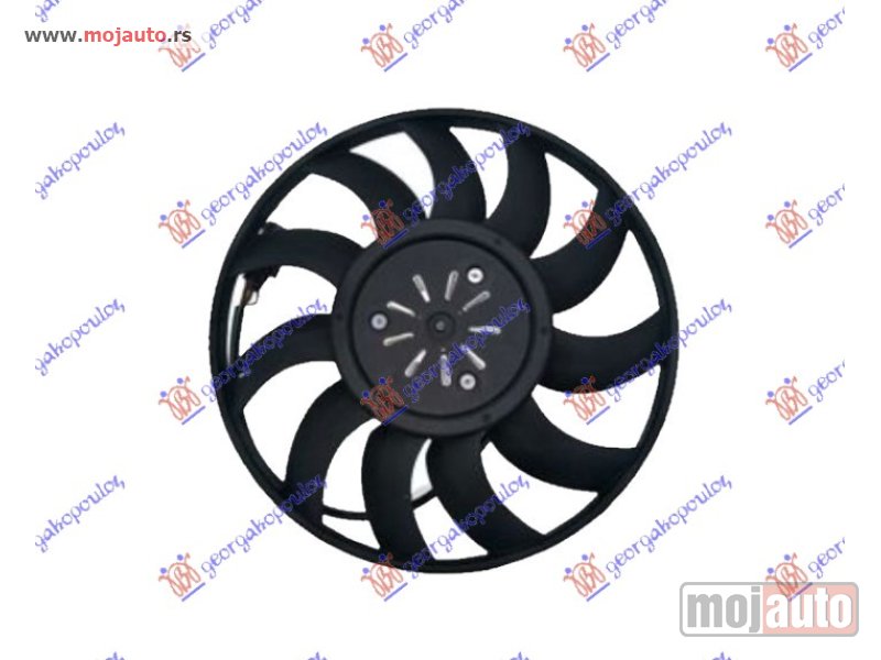Glavna slika -  VENTILATOR (MOTOR+ELISA) 4.0 TFSI/6.3 FSI BENZIN - 3.0/4.2 TDI DIZEL (380mm) (400W) (DESNO) Audi a6 14-18 -dostupno - MojAuto