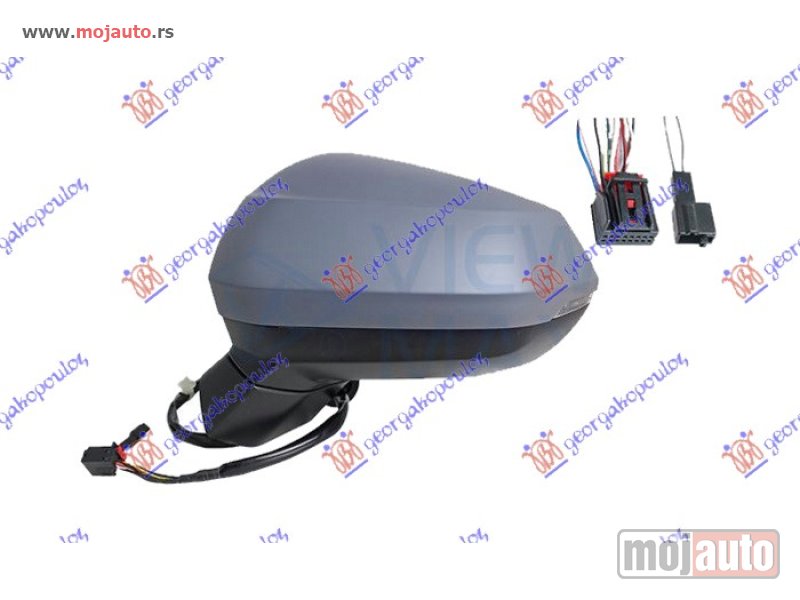 Glavna slika -  RETROVIZOR ELEKTRICNI SA GREJACEM PM (ELEKTRO-SKLOPIV) (MIGAVAC) (SAMOZATAMNJIVANJE) (A KVALITET) (ASFERICNO STAKLO) Levo Audi q2 20- -dostupno - MojAuto