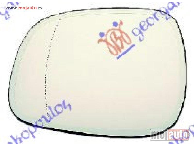 Glavna slika -  STAKLO RETROVIZORA SA GREJACEM Levo Bmw x1 (e84) 09-13 -dostupno - MojAuto