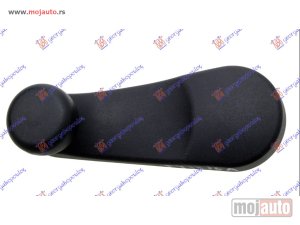 NOVI: delovi  RUCICA ZA PODIZANJE PROZORA CRNA Lancia y 11-24 -dostupno