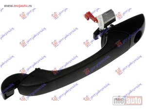 NOVI: delovi  KVAKA PREDNJIH VRATA SPOLJASNJA CRNA Levo Jeep patriot 07-16 -dostupno