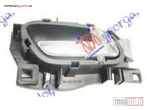 NOVI: delovi  KVAKA PREDNJIH/ZADNJIH VRATA UNUTRASNJA HROM Desno Citroen c3 10-13 -dostupno