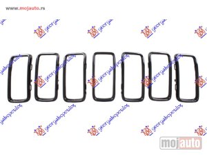 NOVI: delovi  PVC MASKA CRNA (SET 7 KOM) Jeep renegade 18- -dostupno