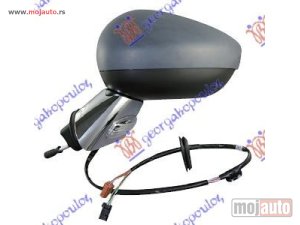 NOVI: delovi  RETROVIZOR ELEKTRICNI SA GREJACEM PM (ELEKTRO-SKLOPIV) (MIGAVAC) (SENZOR) (HROM NOSAC) (A KVALITET) (KONVEKSNO STAKLO) Levo Citroen c3 10-13 -dostupno