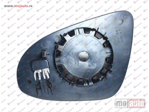 NOVI: delovi  STAKLO RETROVIZORA SA GREJACEM (KONVEKSNO) Desno Citroen c1 14- -dostupno