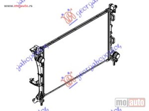 NOVI: delovi  HLADNJAK MOTORA 0.9/1.4 TURBO - 1.3 JTD (620x396x26) Fiat 500 l 12-17 -dostupno