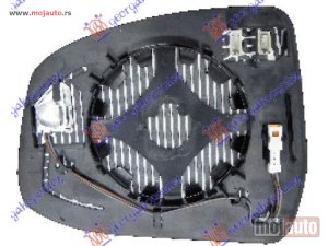 NOVI: delovi  STAKLO RETROVIZORA SA GREJACEM (MRTAV UGAO) (ASFERICNO) Desno Ford focus 11-14 -dostupno