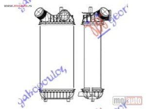 NOVI: delovi  HLADNJAK INTERKULERA 1.6 TDCi (298x156x80) Ford focus c-max 10-14 -dostupno