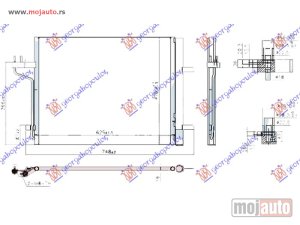 Glavna slika - HLADNJAK KLIME 2.5i 16V BENZIN - 2.0 TDCi DIZEL (625x477x16) 13/15 Ford kuga 13-16 -dostupno - MojAuto