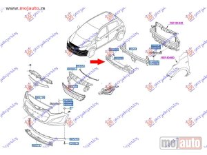 NOVI: delovi  APSORBER PREDNJEG BRANIKA (O) Hyundai i20 12-14 -dostupno