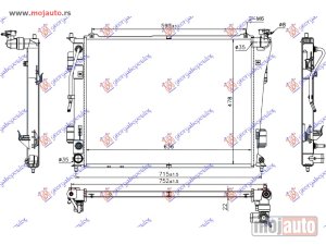 NOVI: delovi  HLADNJAK MOTORA 2.0/2.4 BENZIN (AUTO) (635x480x16) Hyundai sonata 11-15 -dostupno