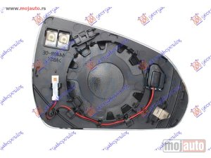 Glavna slika - STAKLO RETROVIZORA SA GREJACEM (MRTAV UGAO) (ASFERICNO) Levo Hyundai i30 hatchback 20- -dostupno - MojAuto