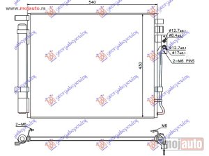 NOVI: delovi  HLADNJAK KLIME 2.0/2.2 CRDI (505x425x16) Kia sorento 09-12 -dostupno