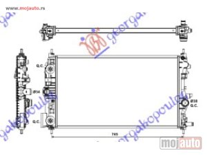 NOVI: delovi  HLADNJAK MOTORA 2.0 CDTi (AUTO) (68x39) Chevrolet cruze 09-13 -dostupno