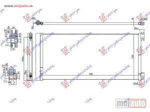 NOVI: delovi  HLADNJAK KLIME 1.6 CDTi (788x356x16) Fiat talento 16- -dostupno