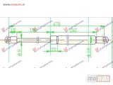 NOVI: delovi  AMORTIZER GEPEK VRATA KARAVAN (479L-580N) Mercedes e class (w212) 13-16 -dostupno