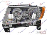 NOVI: delovi  FAR HROM (DEPO) Levo Jeep compass 11-16 -dostupno