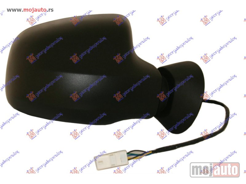 Glavna slika -  RETROVIZOR ELEKTRICNI SA GREJACEM (A KVALITET) (KONVEKSNO STAKLO) Desno Dacia logan-mcv 08-12 -dostupno - MojAuto