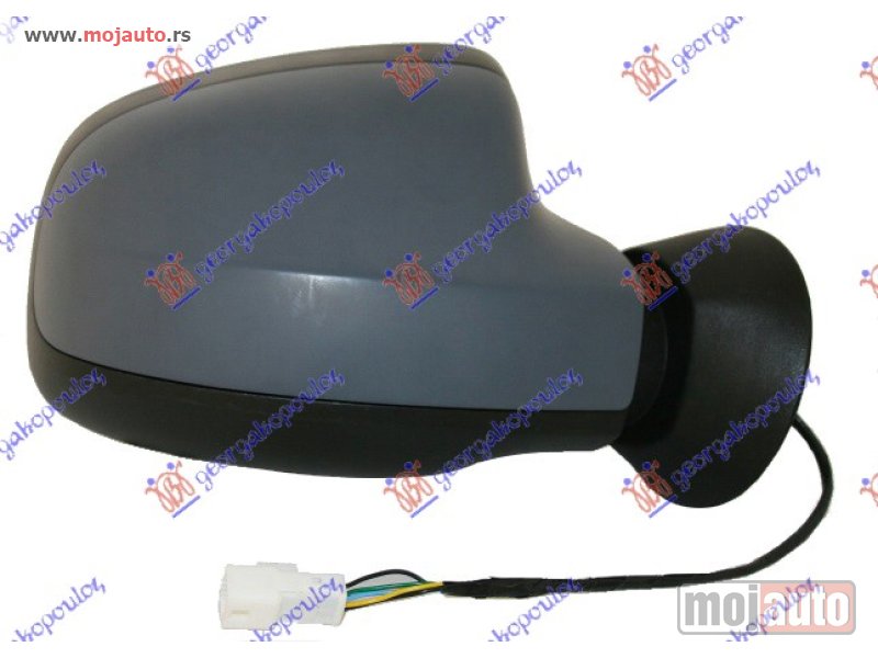 Glavna slika -  RETROVIZOR ELEKTRICNI SA GREJACEM PM (A KVALITET) (KONVEKSNO STAKLO) Desno Dacia duster 10-17 -dostupno - MojAuto