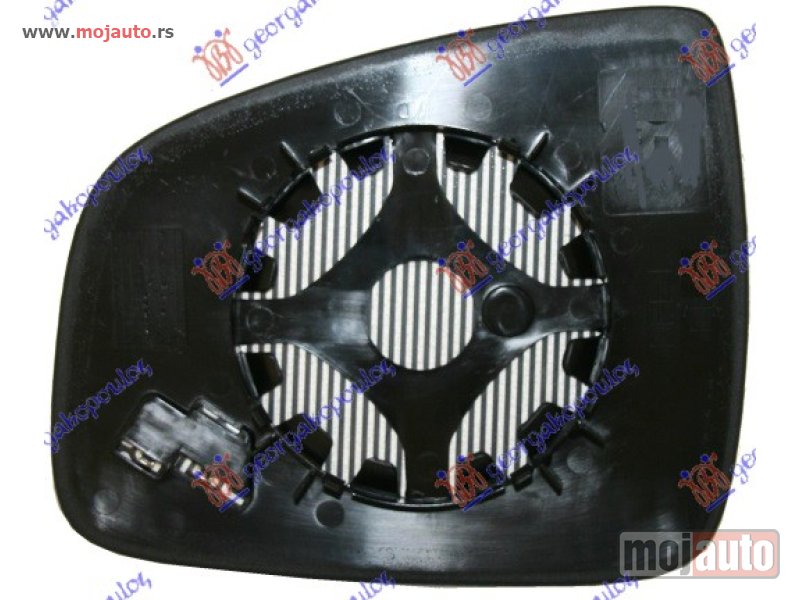 Glavna slika -  STAKLO RETROVIZORA (KONVEKSNO) Desno Dacia logan-mcv 08-12 -dostupno - MojAuto