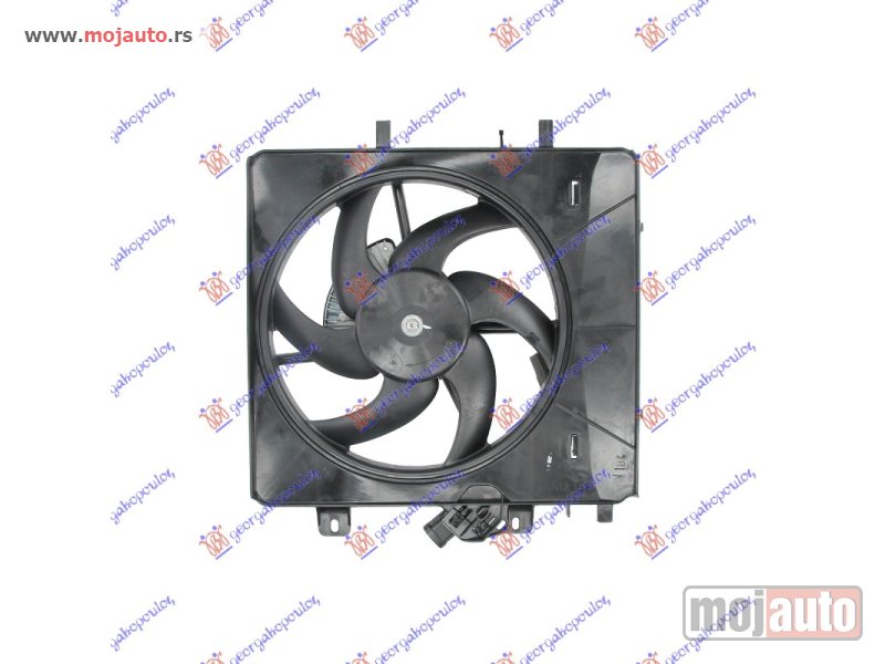 Glavna slika -  VENTILATOR KOMPLET (2 KABLA) (34cm) Citroen c3 10-13 -nedostupno - MojAuto