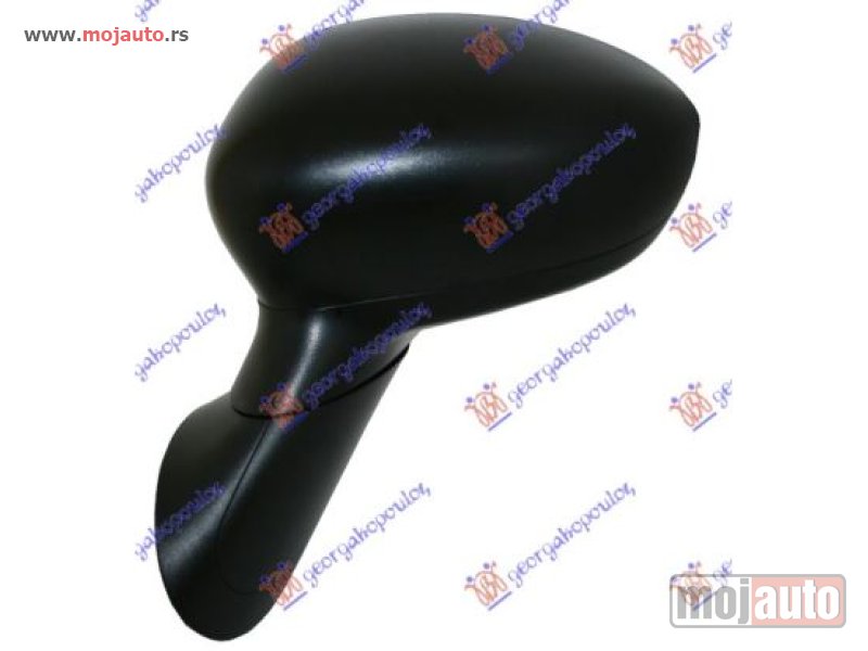 Glavna slika -  RETROVIZOR MEHANICKI CRNI (KONVEKSNO STAKLO) Levo Fiat 500 15- -dostupno - MojAuto