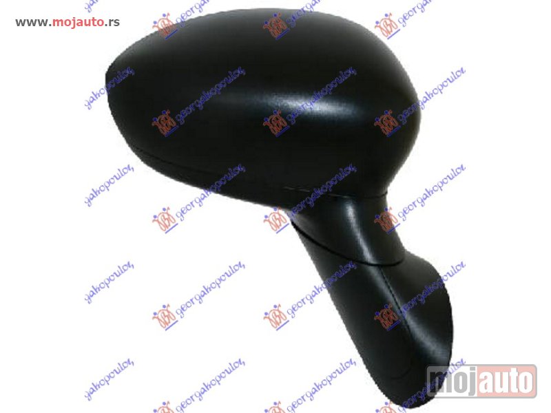 Glavna slika -  RETROVIZOR ELEKTRICNI SA GREJACEM CRNI (SENZOR) (7 PIN) (A KVALITET) (KONVEKSNO STAKLO) Desno Fiat 500 15- -dostupno - MojAuto